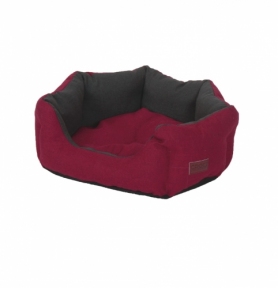Croci диван для тварин Rubby Red червоний/чорний 40*32*16см