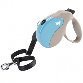 Ferplast Amigo Рулетка grey-light blue5m max 50 kg трос