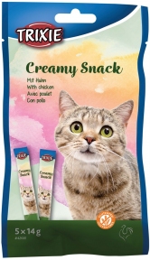 Trixie Ласощі д/кіш Creamy Snacks, курка 5*14гр