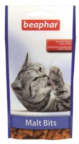 Beaphar  Cat Treats Bits подушечки для виведення шерсті  35g