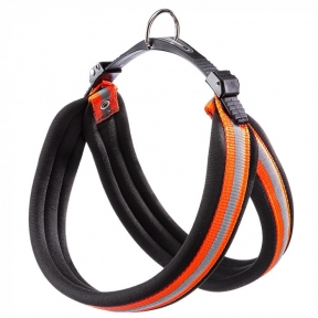 Ferplast Agila Reflex 3, Шлей 37-57см, 15мм, помаранчева