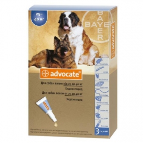 Advocate для собак 25-40кг 3*4мл (1 шт)