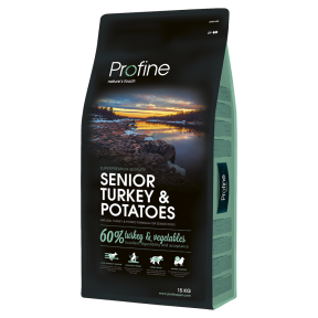 ProFine SENIOR TURKEY & POTATOES індичка та картопля для літніх собак 15kg