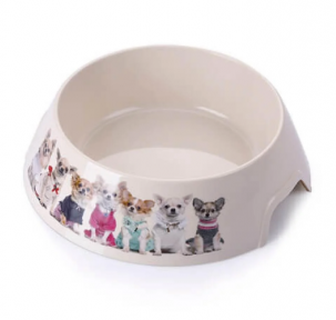 Animall Миска для тварин пластик+метал, XL 1,5л Рожева