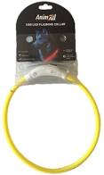 AnimAll Нашийник LED із зарядкою USB,жовтий 70см