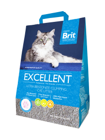 Brit Excellent наповнювач для туалету бентонітовий, 10 кг.
