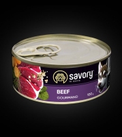 Savory Dog Gourmand з яловичиною 100гр