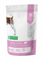 Nature's Protection Dog Mini Junior Повноцінний корм з ягнятком д/всіх порід 500g
