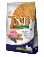 Farmina N&D Low Grain lamb blueberry adult mini 2.5kg