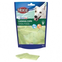 Trixie ласощі Пластинки жувальні зі спіруліною Denta Fun 50g