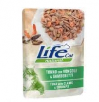 LifeCat Pouch Tuna with Clams&Shrimps 70g ТУНЕЦЬ З МИДІЯМИ І КРЕВЕТКАМИ