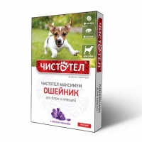  Чистотіл Максимум нашийник для собак від бліх та кліщів 65см червоний