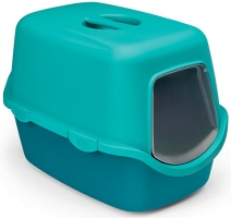Stefanplast Cathy туалет закритий 56*40*40см, бірюзово-синій