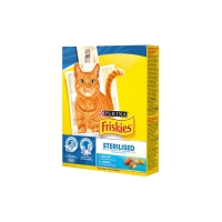 Friskies Sterile(Фріскіс Стерайл).З лососем та овочами. Для кастр котів.Сух/кот 270г