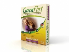 GreenFort Біошийник від бліх для собак середніх порід 65см