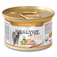Healthy All days, вологий корм для котів, паштет з куркою, 200г