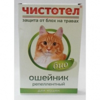 Чистотіл Біо Нашийник від бліх та кліщів для котів 35см