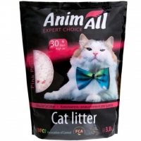 AnimAll наповнювач силікагель Рожевий пелюстка для котів, 3.8л