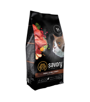 Savory Adult Cat Sensitive Digestion Fresh Lamb*Turkey 2kg