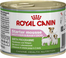 Royal Canin STARTER MOUSSE вологий корм для цуценят та сук при вагітності та лактації 195g