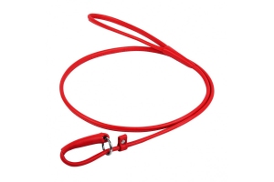 Collar WAUDOG Glamour Повідець-зашморг, шкіра, круглий 4/135, червоний