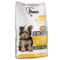 1st Choice Toy&Small Puppy Chicken сухий супер преміум корм для цуценят міні та малих порід 350g