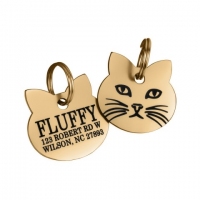 BronzeDog Адреса для котів Котик 24 Gold