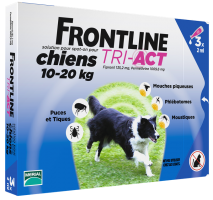 Frontline Tri-Act протипаразитарні краплі для собак вагою 10-20кг\2мл 3шт(1 шт)