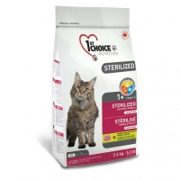 1st Choice Sterilized Chicken сухий супер преміум корм для кастрованих котів 320g