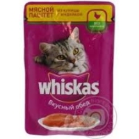 Whiskas 85g м'ясний паштет