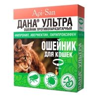 Api-San Дана Ультра Нашийник протипаразитарний для котів 40см