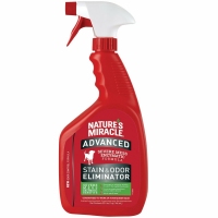 Natures Miracle Stain & Odor Eliminator 946 ml Спрей для усунення плям та запахів 3в1 для собак