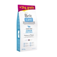 Brit Care GF Junior Dog Big Salmon & Potato 12kg + 2kg у подарунок