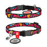  Collar WAUDOG Nylon нашийник з малюнком Графіті XS (ш - 10мм, дл - 20-30см)
