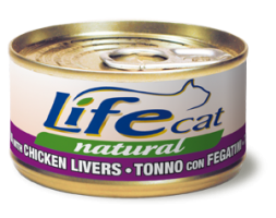 LifeCat Тунець з курячою печінкою 70g