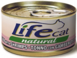 LifeCat Тунець з креветками70g