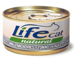 LifeCat Тунець з анчоусами 70g