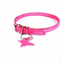 Collar Glamour ошийник круглий XS 17-20см рожевий