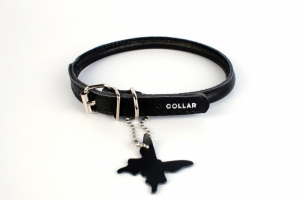 Collar Glamour нашийник круглий XS 17-20см чорний