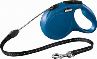  Flexi NEW Classic 5m, трос, синій 20kg