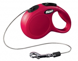 Flexi CAT MINI 3m, трос, червоний 8kg