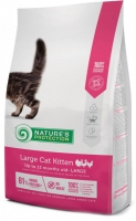 Nature's Protection Large cat Kitten Повноцінний збалансований корм д/зростаючих б/п котів 2kg