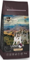 Landor Dogs Adult Small Bred Duck&Rice, корм для дорослих дрібних собак, качка та рис, 1кг