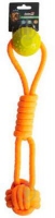 Animall Grizzzly 9864, Іграшка, канат з кулькою, orange/vellow