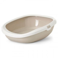 Savic Gizmo Medium туалет для котів середній, біло-бежевий 44*35,5*12,5см