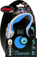 Flexi New Comfort 5m 12kg S трос, синій