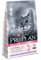 ProPlan Delicate Сухий корм для котів з чутливою шкірою Індичка 1.5kg