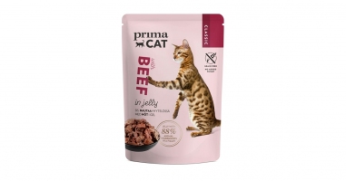 PrimaCat Classies Філе яловичини в желе для котів 85 g
