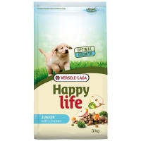 Versele-Laga HappyLIfe Junior, сухий корм для цуценят з куркою, 3кг