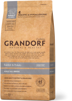 Grandorf Rabbit&Potato All Breeds, кролик для дорослих собак 1kg